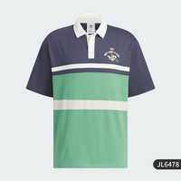 adidas 阿迪达斯 官方正品三叶草男士拼色休闲短袖POLO衫JL6478