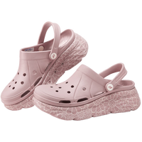 斯凯奇(Skechers)洞洞鞋女士夏季厚底泡泡鞋沙滩鞋凉鞋舒适透气耐磨舒适拖鞋111671