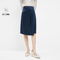 春夏洋气高腰显瘦优雅时尚中长款设计感小众半裙半身裙女