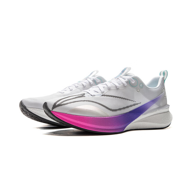 李宁 LI-NING 赤兔8 PRO跑步鞋男鞋25轻量回弹马拉松竞速运动鞋ARPV003 标准白-1 42