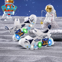 汪汪队亮灯鞋子2025夏季男童沙滩鞋透气时尚儿童防撞运动凉鞋 粉色珠珠 27码