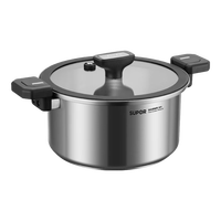 苏泊尔（SUPOR）微压汤锅焖煮锅无涂层煮粥炖菜锅燃气灶电磁炉通用  直径