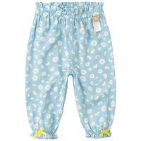 【清仓】戴维贝拉儿童防蚊裤童装夏装女宝宝长裤女童裤子 蓝底印花