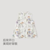 女童汉服夏季无袖薄款连衣裙中国风旗袍女宝宝背心裙夏款儿童裙子