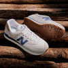 new balance 574系列 中性跑鞋 ML574LGI 灰色 38