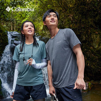Columbia哥伦比亚户外春夏吸湿排汗透气运动圆领短袖T恤AE1419 465男女通用 M (175/96A)