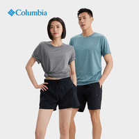 Columbia哥伦比亚户外春夏吸湿排汗透气运动圆领短袖T恤AE1419 011男女通用 2XL (190/104A)