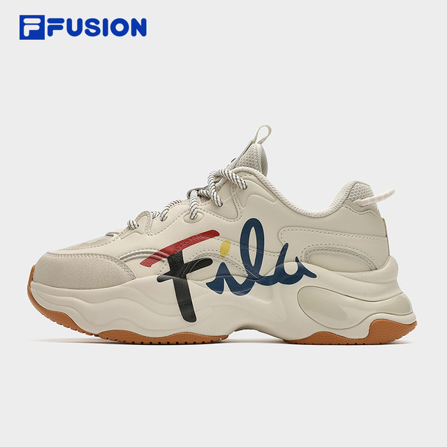 FILA FUSION 斐乐潮牌女鞋泡泡鞋秋冬老爹鞋女款鞋子增高鞋运动鞋