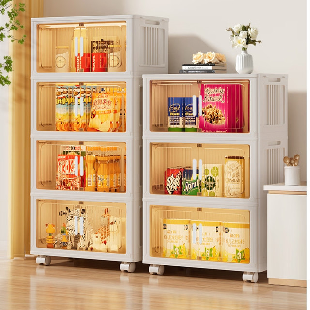 晟旎尚品 免安装折叠柜 57面宽 五层 (带轮)