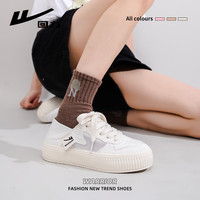 回力女鞋网面透气夏季一脚蹬拖鞋休闲小白鞋百搭学生板鞋