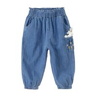  DAVE&BELLA/戴维贝拉 纯棉 女童牛仔裤