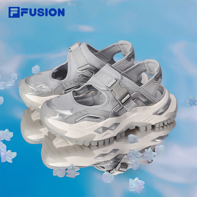 FILA FUSION 斐乐女鞋硬糖凉鞋2025夏季鞋子玛丽珍运动凉鞋