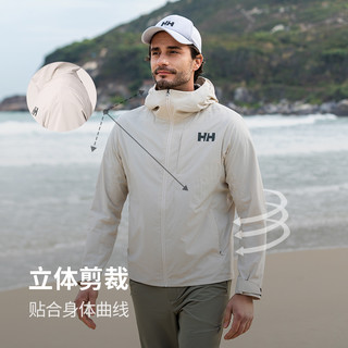 哈雷汉森HELLY HANSEN/HH 25春男款轻量户外防风防泼水透气连帽夹克外套