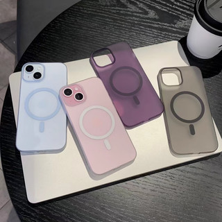 韵宁 iPhone16ProMax 磁吸磨砂PC 半透白 手机壳