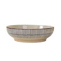 88VIP：CERAMICS 日式复古陶瓷碗盘餐具双耳盘家用釉下彩2025防烫鱼盘
