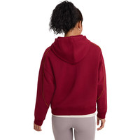 安德玛UA CNY中国新年女子毛圈布运动休闲连帽卫衣6006010 火焰红625 XS