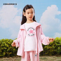 Converse 匡威童装女童皮肤衣夏季新款儿童连帽遮阳外套卡通印花 【建议身高128-140cm】
