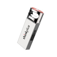 联想（Lenovo） U盘USB3.0高速传输防水金属外壳车载办公电脑优盘大容量便携移动闪存盘 TU301【USB3.0金属U盘】64G