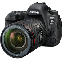 佳能(Canon) EOS 6D Mark II 6D2 单反相机 单反机身套机 全画幅专业单反套机 6D2+ 带微距功能 官方标配(送32g卡+钢化膜)