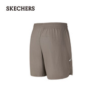 斯凯奇(Skechers)男士梭织短裤P225M163 铁褐色/05QR L