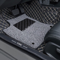 时本 适配本田思域脚垫全半包围十一代10代内饰改装皮革丝圈汽车脚垫