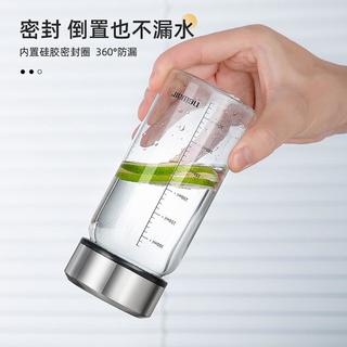 牛奶杯玻璃耐高温家用微波炉可加热豆浆杯便携外带盖刻度水杯水瓶