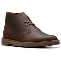 Clarks Mens Shepton Lace-Up Leather Derby Shoes
