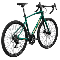 菲利普全地形瓜车砾石公路车赛车变速自行车男女款学生铝合金车架单车 beyond【顶配手变】深空灰 M码