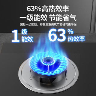 容声燃气灶天然气煤气灶双灶猛火家用5.2KW嵌入式台式灶具一级能效大火力JZT-RLB4T