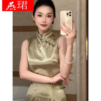 燕珺【高品质】感新中式无袖改良旗袍2025端庄大气国风女装连衣裙   40/45kg