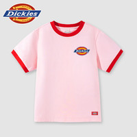 DICKIESDickies儿童短袖夏季女孩洋气时尚圆领春装小童纯棉透气休闲半袖