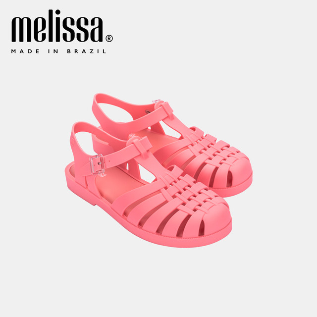 melissa 梅丽莎女款夏季外穿果冻罗马鞋平底水晶凉鞋32408