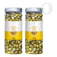 同仁堂 Tongrentang Chinese Medicine北京同仁堂 Tongrentang Chinese Medicine菊花茶桐乡胎菊王泡水罐装杭白菊花干搭枸杞决明子花茶 [实惠胎菊]2瓶装 80克