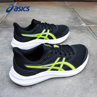 ASICS 亚瑟士 跑鞋男官方旗舰缓冲减震爱世克斯运动鞋 黑绿