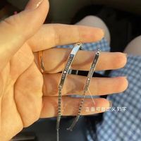 奥洛黛娅手链刻字名字925银异地恋一男一女简约细情人 【刻字】一对 手链可以调节大小