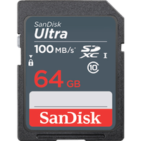 闪迪 Sandisk SD卡内存卡class10高速卡存储单反相机存储卡SD大卡闪存卡 100M Class10  64G