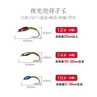 Wifreo精品飞蝇钩套装 路亚假饵套装仿生饵套装 全水域适用飞钓路亚套装 【36枚精绑】白条马口溪哥罗非