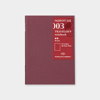 MIDORI tn内芯旅行手账本护照本travelersnotebook内页a5a6内芯日本手账本旅行者笔记本内芯点阵本替换本