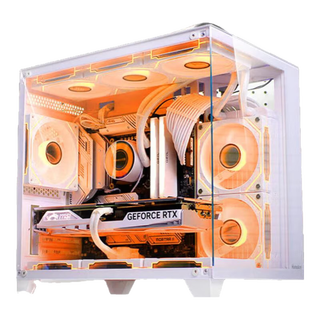 微星 酷睿i5 12600KF/RTX4060/4060TI/4070S/5060Ti海景房游戏主机电脑台式机优惠组装电脑DIY主机 配三 i5-12600KF+首发RTX5060