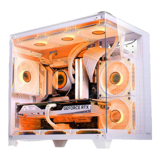 微星 酷睿i5 12600KF/RTX4060/4060TI/4070S/5060Ti海景房游戏主机电脑台式机优惠组装电脑DIY主机 配三 i5-12600KF+首发RTX5060