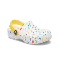  crocs/卡骆驰 轻便舒适 儿童凉鞋  白色/彩色 34-35
