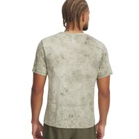 安德玛（UNDERARMOUR）春夏Seamless Stride男子渐变跑步运动短袖T恤1388043 石灰绿348 L