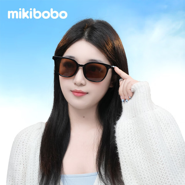 米奇啵啵 防滑镜腿复古太阳镜