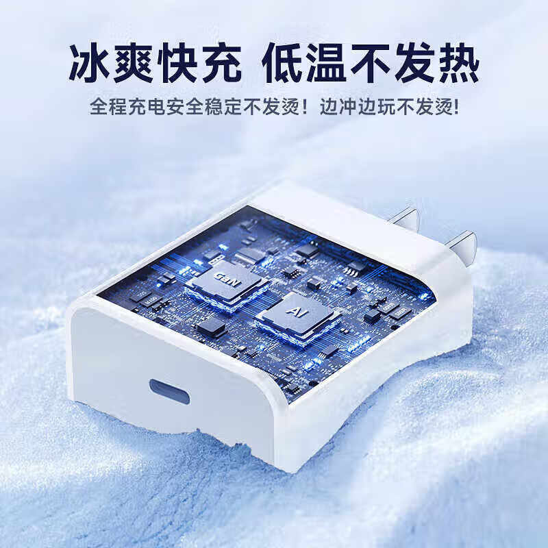  途州 30Wpd快充 苹果充电器套装+PD闪充线  单Type-C口 线充套装 45W