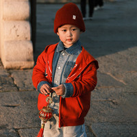 Gap 男童2025春季新款纯棉logo撞色牛仔外套洋气儿童装夹克675573 中度水洗 120 cm(6-7岁)亚洲尺码