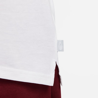 耐克(NIKE)春夏女短袖T恤 纯棉 运动休闲 宽松 FQ0366-030 白M FQ0366-030幻影灰白