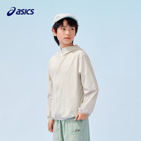 ASICS 亚瑟士 童装25年夏男女UPF50+冰蝉翼梭织透气防晒服 8003驼色 150