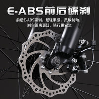 永久山地自行车成人中超轻变速越野单车赛车26寸24寸公路车男女 探险者【雾凇灰】十刀轮 24寸30速【适台:145-165CM】