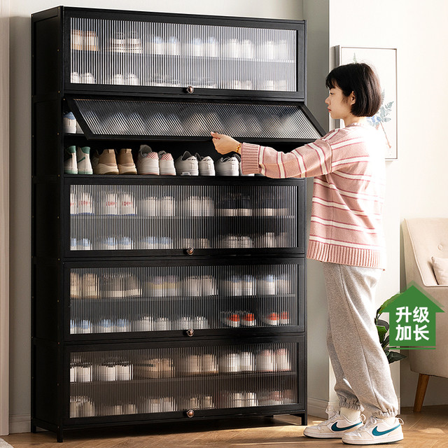 木马人 鞋柜家用门口室内鞋架多层收纳神器省空间入户实木简易置物大容量