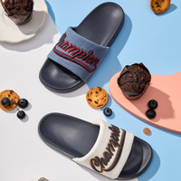 Champion冠军拖鞋夏季潮流Slide League 1一字拖沙滩凉鞋刺绣 绿色 42